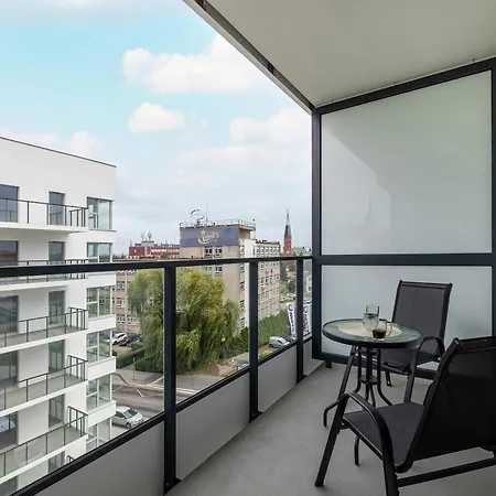 アパート Nowoczesny Przy Rzece W Szczecinie Z Widokiem I Parkingiem By Renters *